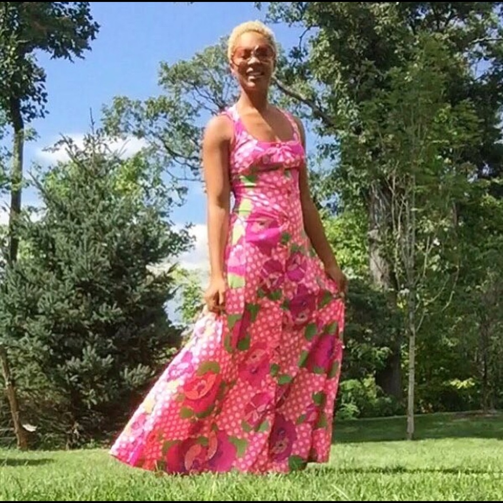 VINTAGE COLE OF CALIFORNIA MAXI DRESS